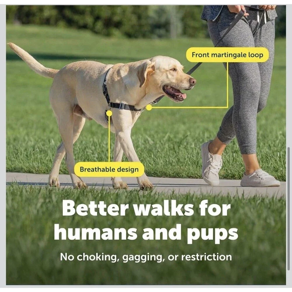 PetSafe Easy Walk No-Pull Dog Harness Medium Red/Black (25-50 lbs)